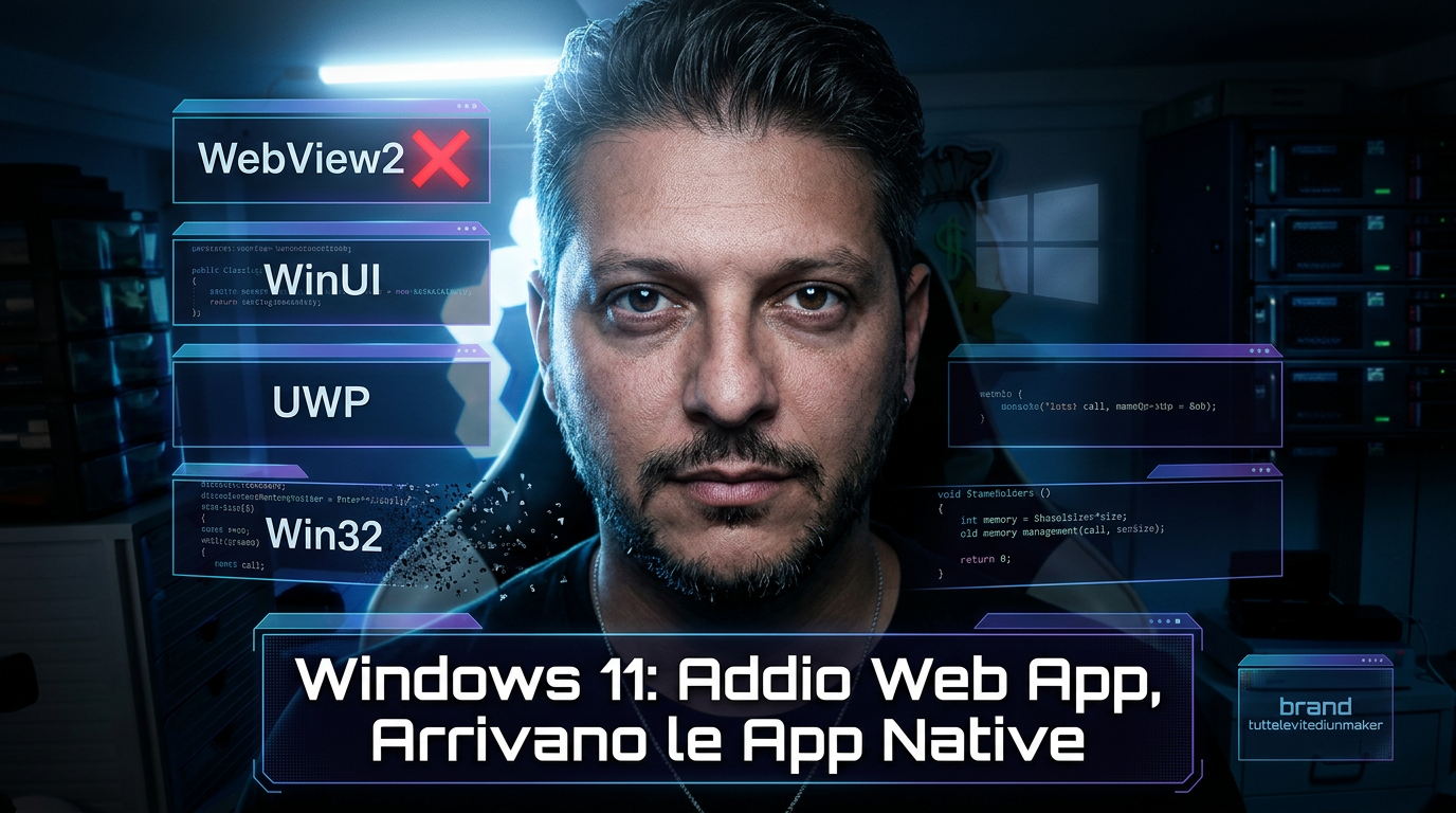 Windows 11: Microsoft abbandona le web app e punta tutto sulle app native WinUI