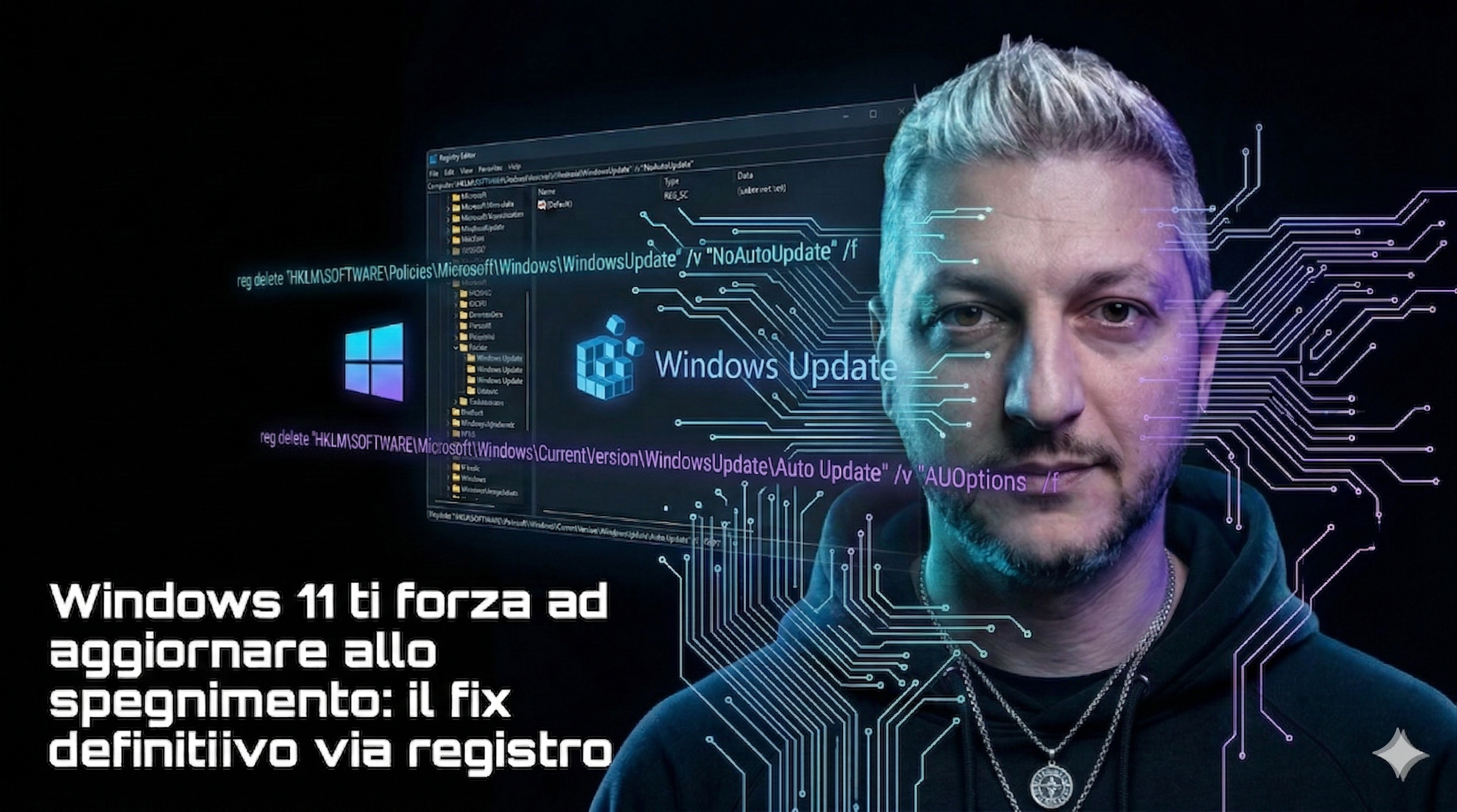 Windows 11 ti forza ad aggiornare allo spegnimento: il fix definitivo via registro