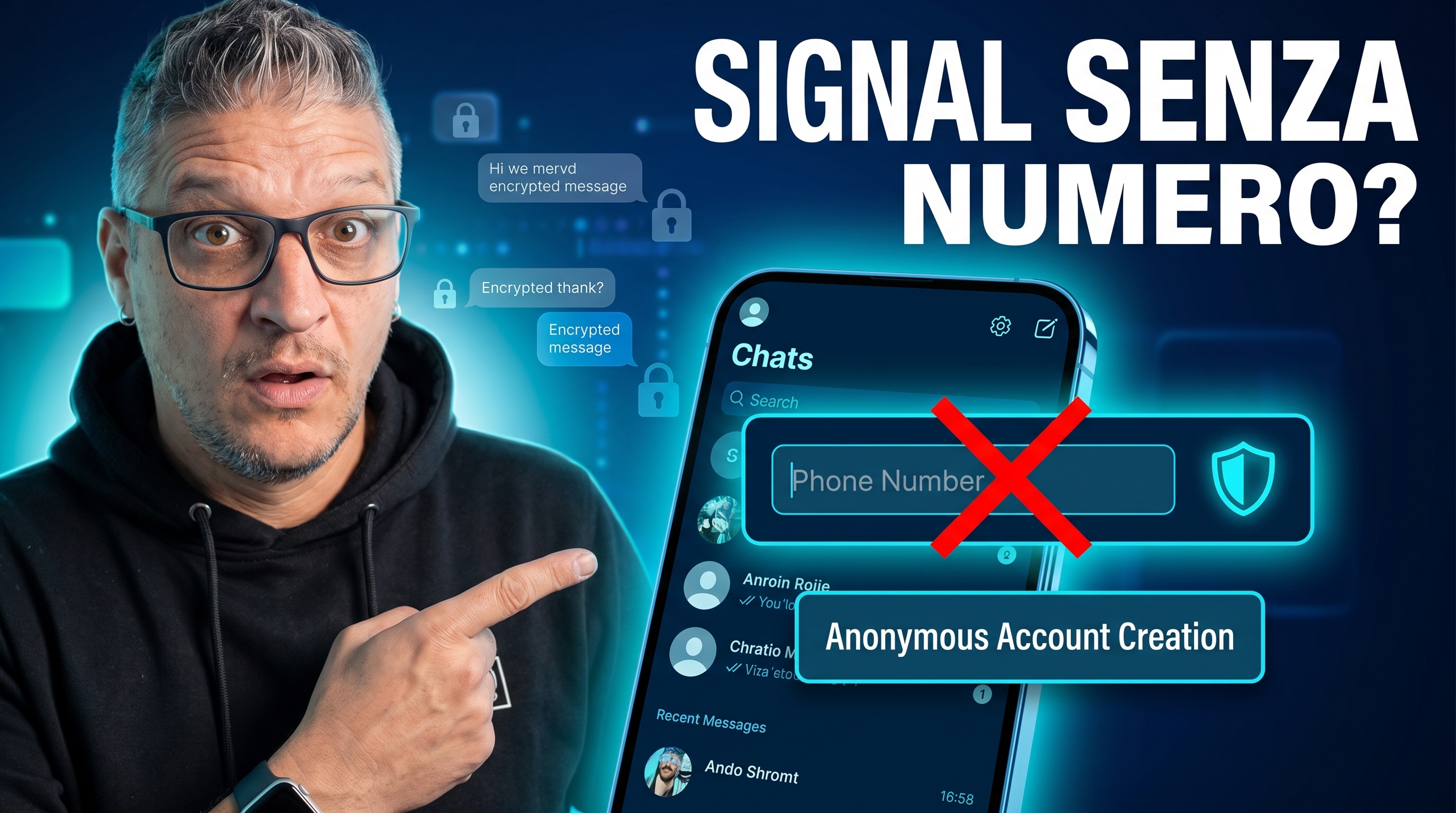 Signal Login registrazione senza numero - tuttelevitediunmaker